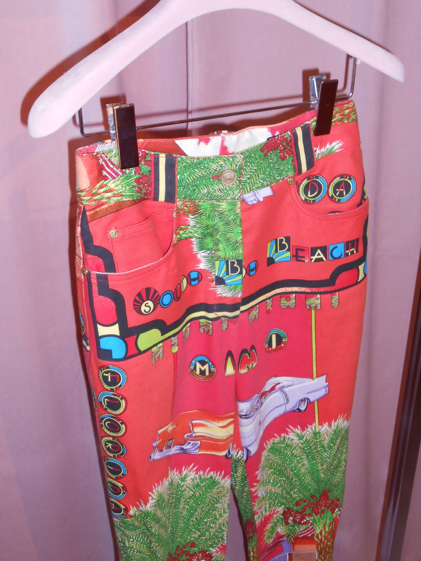 GIANNI VERSACE	SS 1993	MIAMI PRINTED JEANS