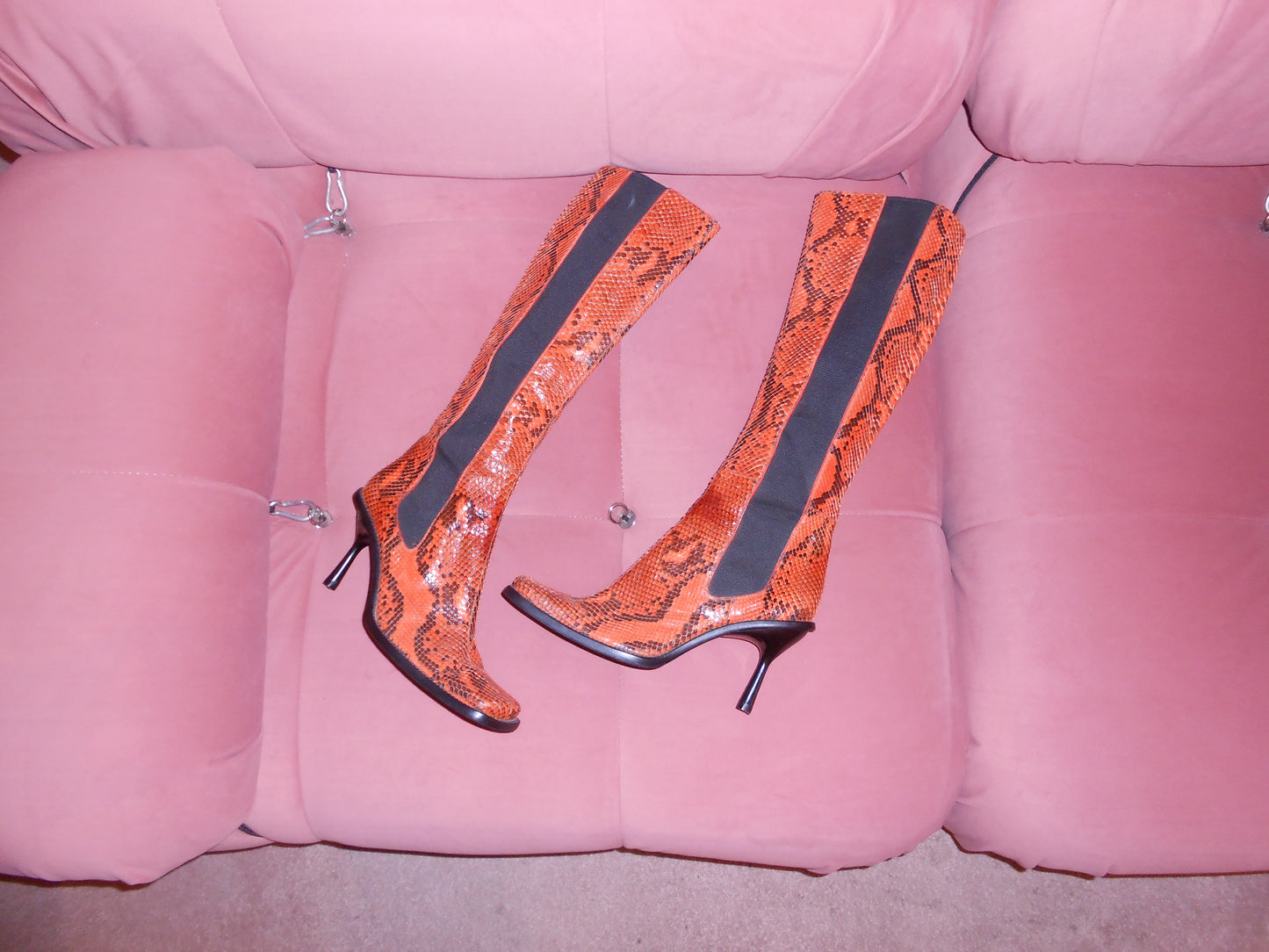 DOCLE & GABBANA FW 1999 PYTHON BOOTS