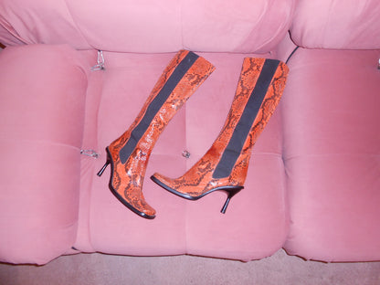 DOCLE & GABBANA FW 1999 PYTHON BOOTS