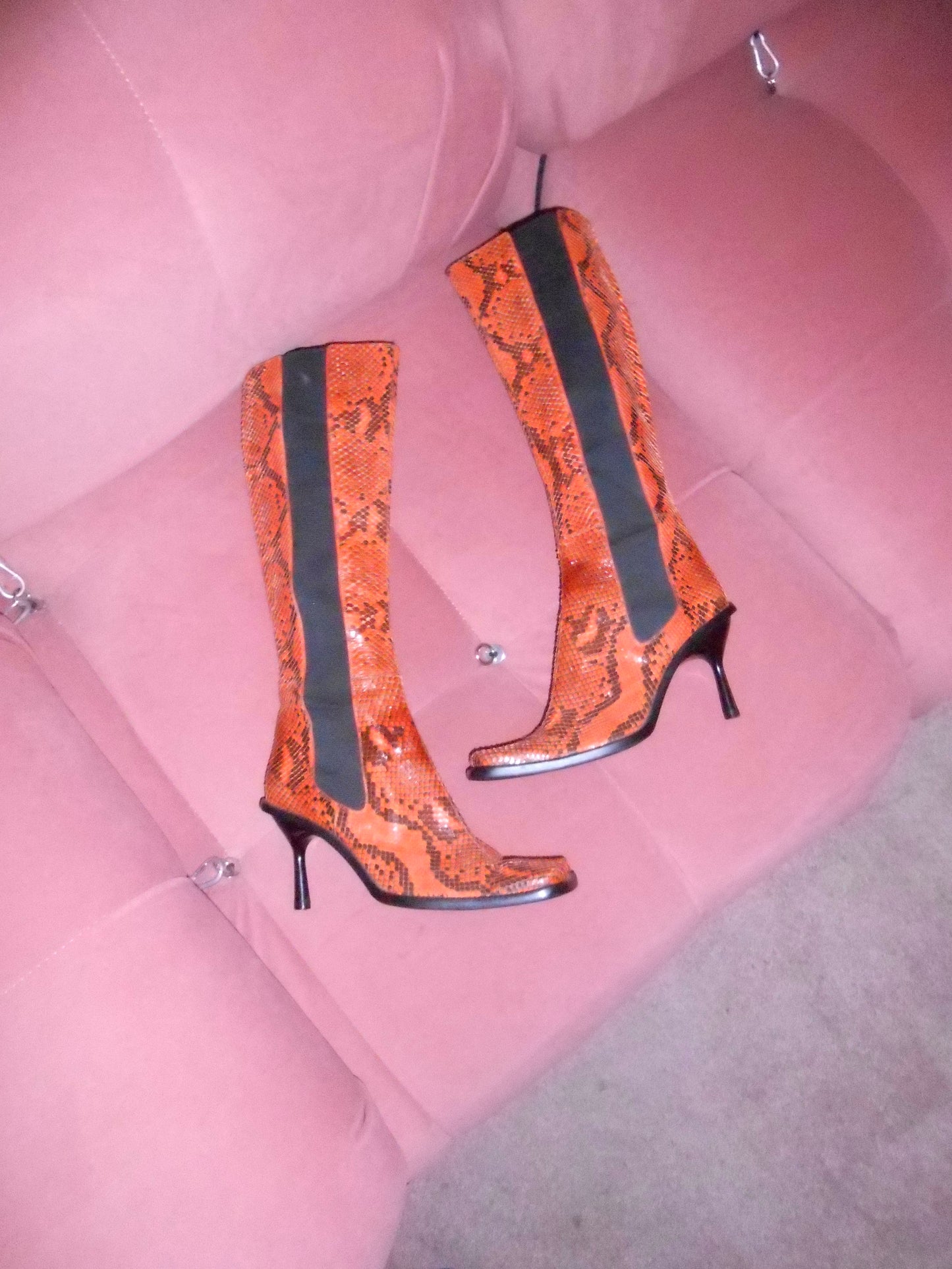 DOCLE & GABBANA FW 1999 PYTHON BOOTS