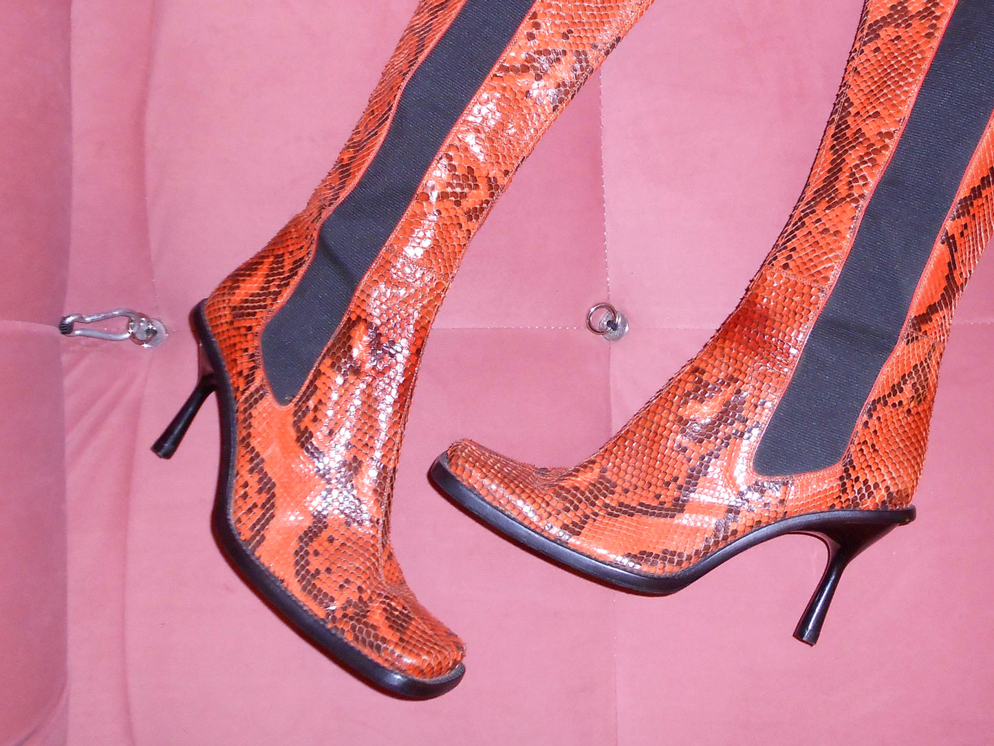 DOCLE & GABBANA FW 1999 PYTHON BOOTS