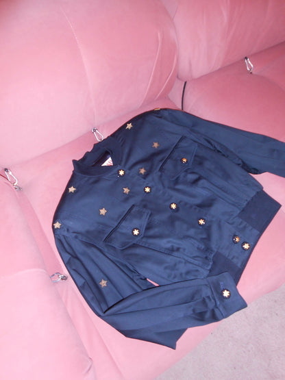 ESCADA	1990S BOMBER JACKET WITH STARS