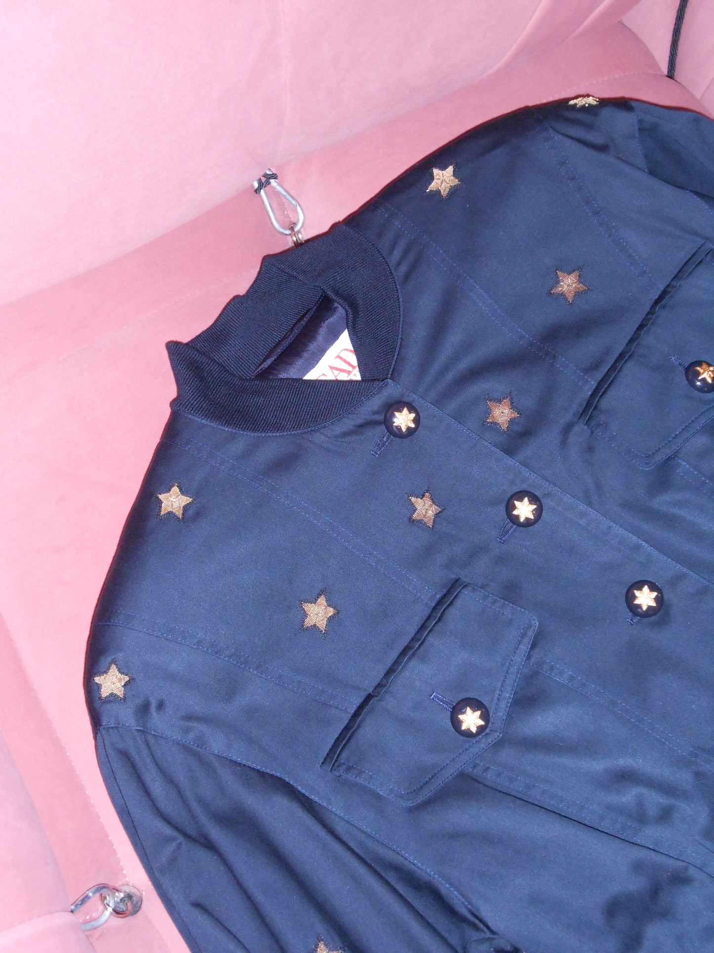 ESCADA	1990S BOMBER JACKET WITH STARS