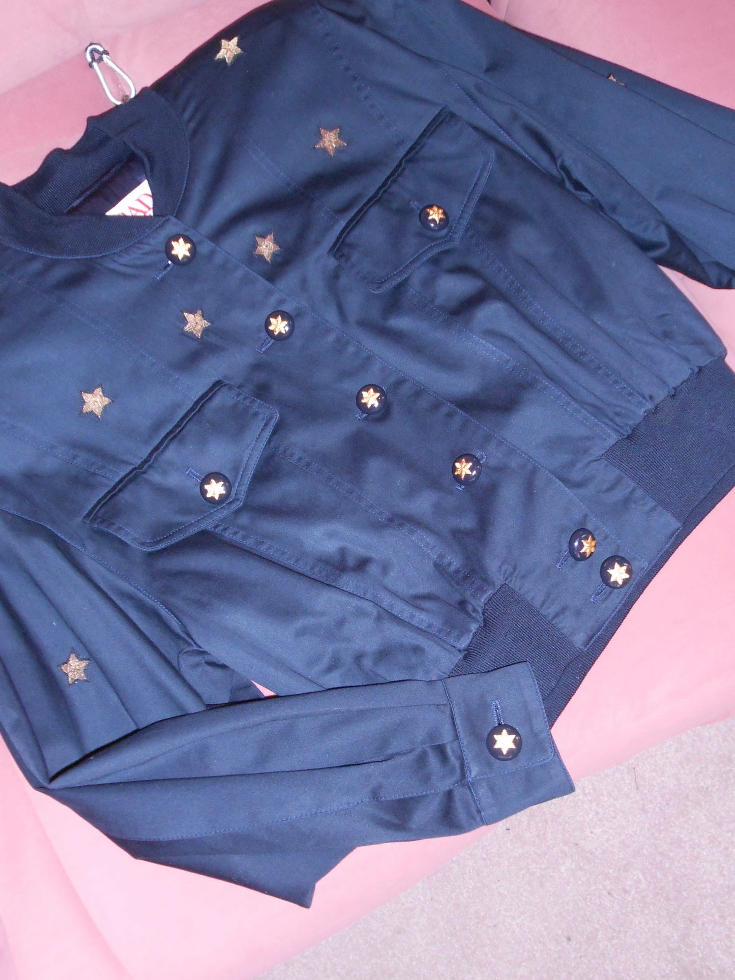 ESCADA	1990S BOMBER JACKET WITH STARS