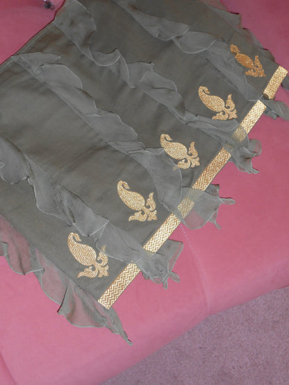 DIOR BY JOHN GALLIANO FW 2002 SILK MINI SKIRT