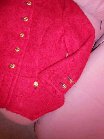 YVES SAINT LAURENT FW 1991	WOOL BOUCLETTE JACKET