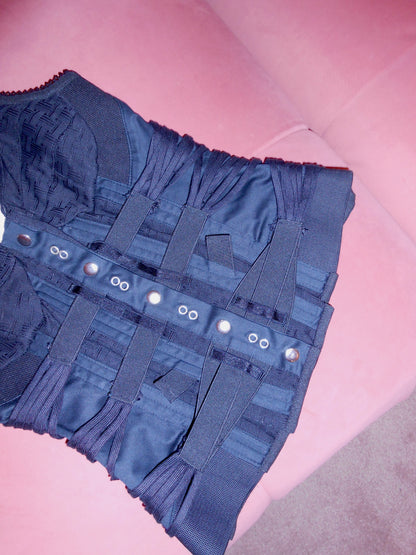 DOLCE & GABBANA SS 2004 BONDAGE BUSTIER