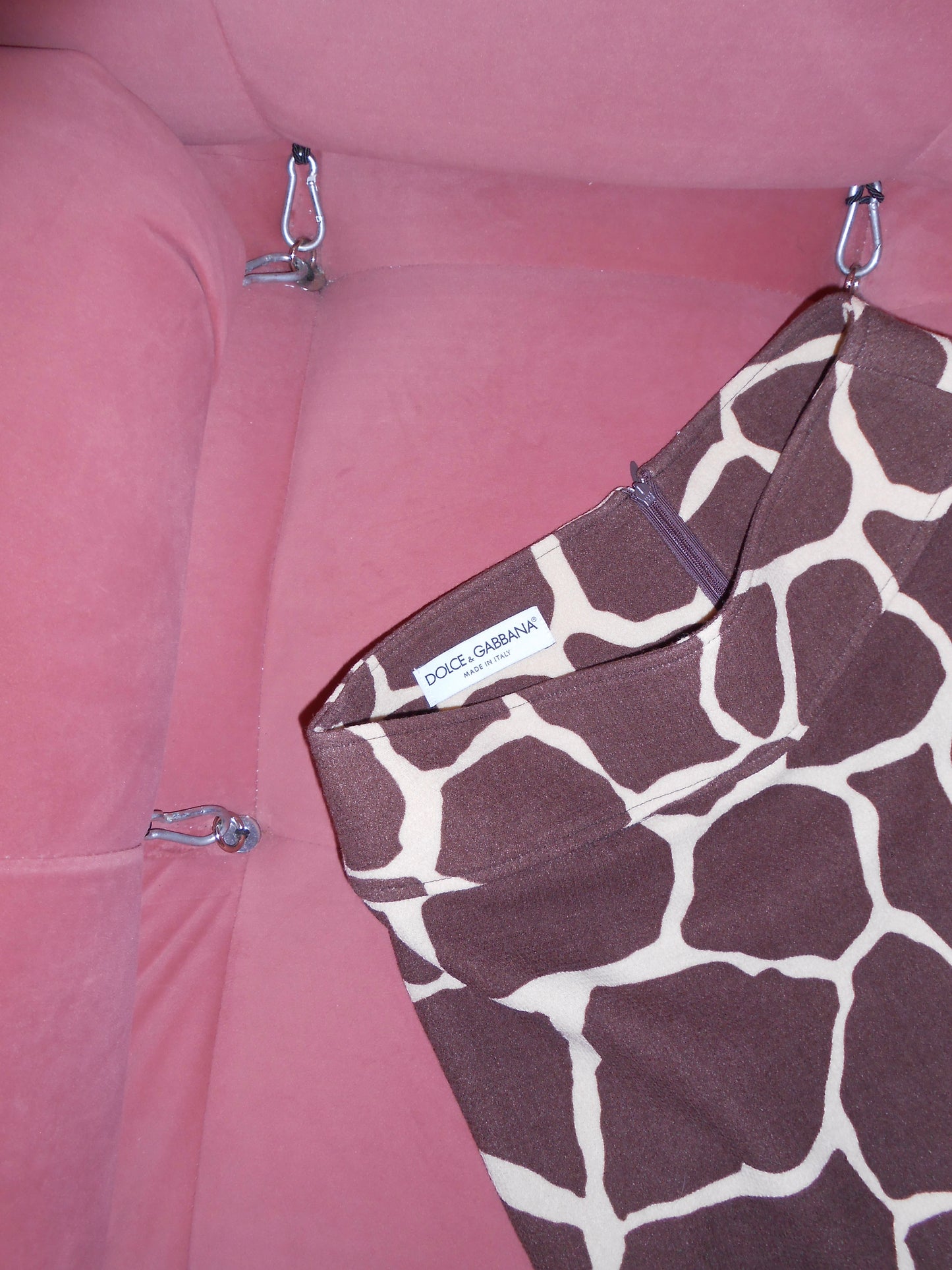 DOLCE & GABBANA FW 1995 GIRAFFE PRINT SKIRT