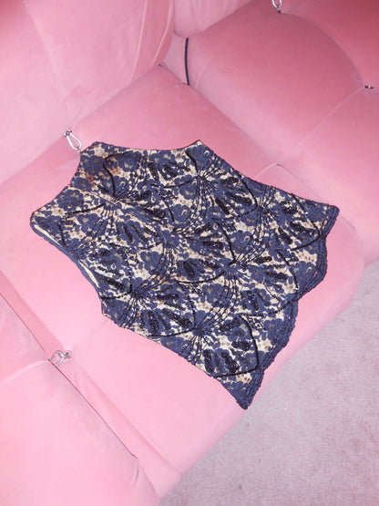 VALENTINO EARLY 2000S LACE BEADED TOP