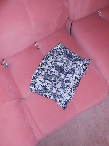 BOB MACKIE	1980S LACE BEADED BUSTIER TOP