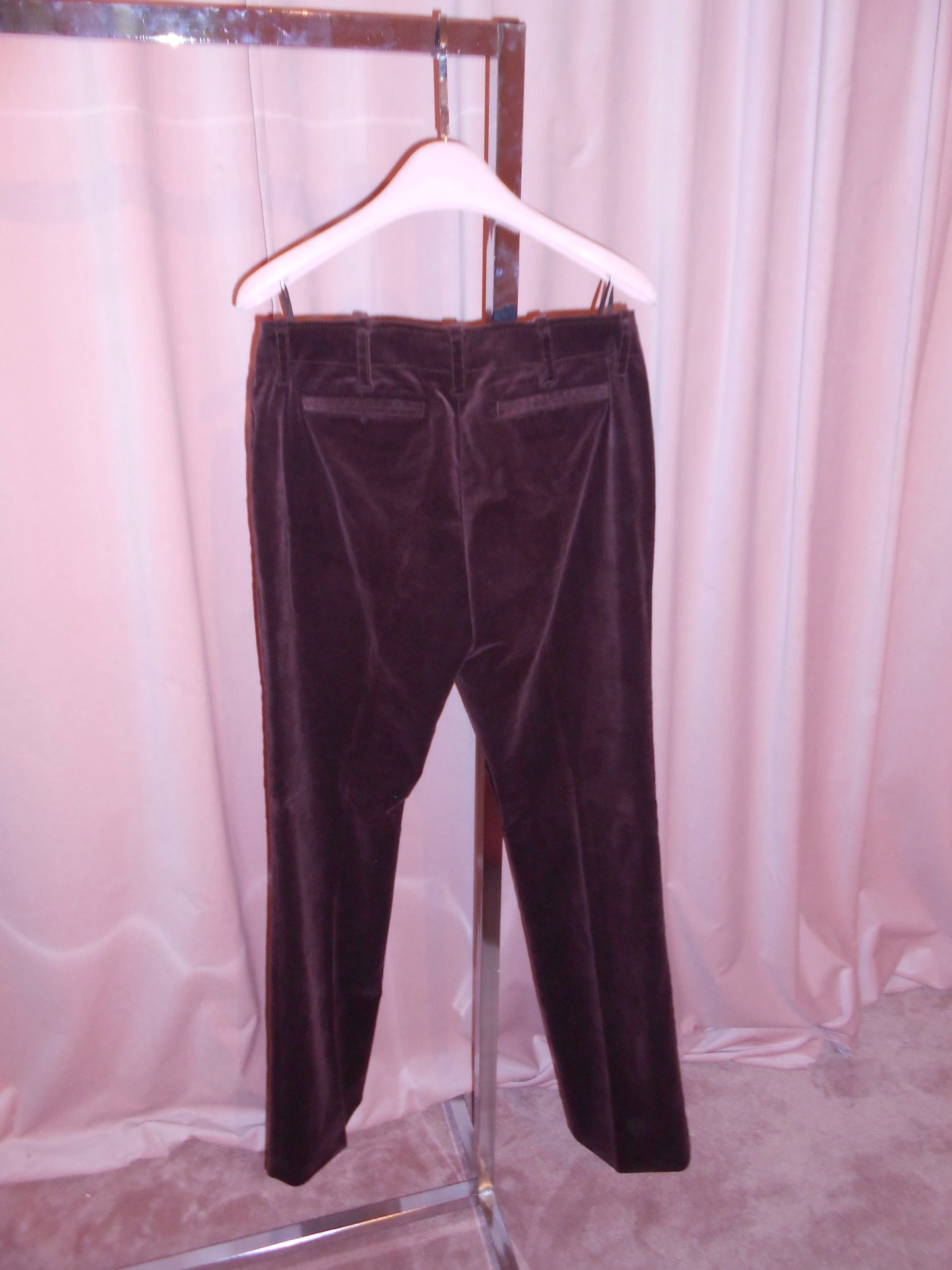GUCCI BY TOM FORD FW 2002 VELVET TROUSERS