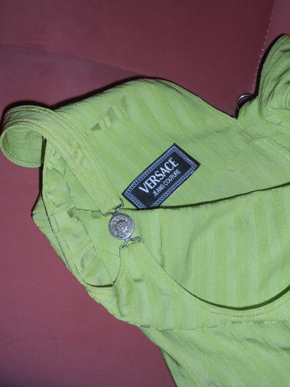 VERSACE JEANS COUTURE FW 1995 SWEETHEART MINI DRESS