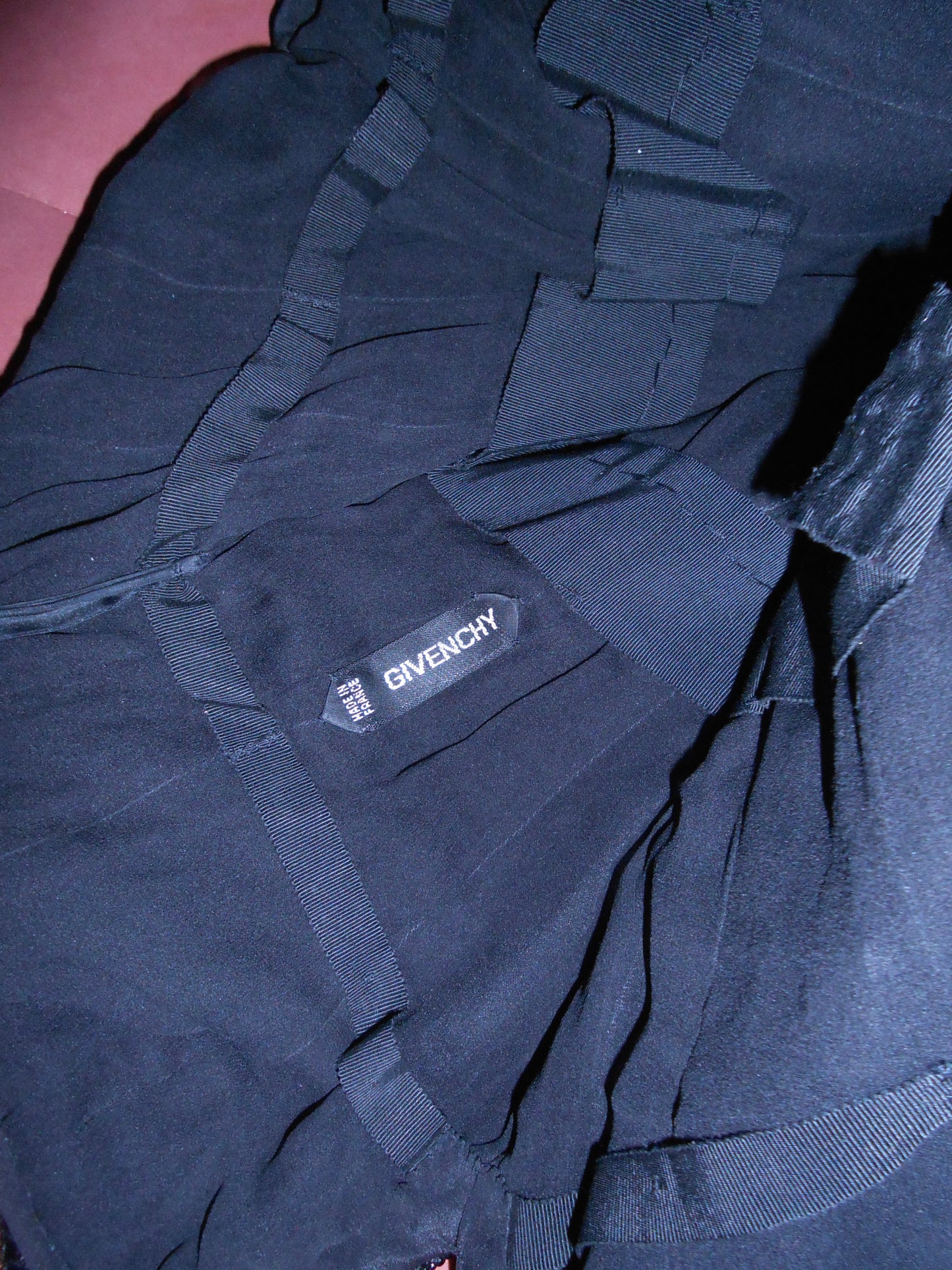 GIVENCHY HAUTE COUTURE 1980S	VELVET & TULLE BEADED GOWN