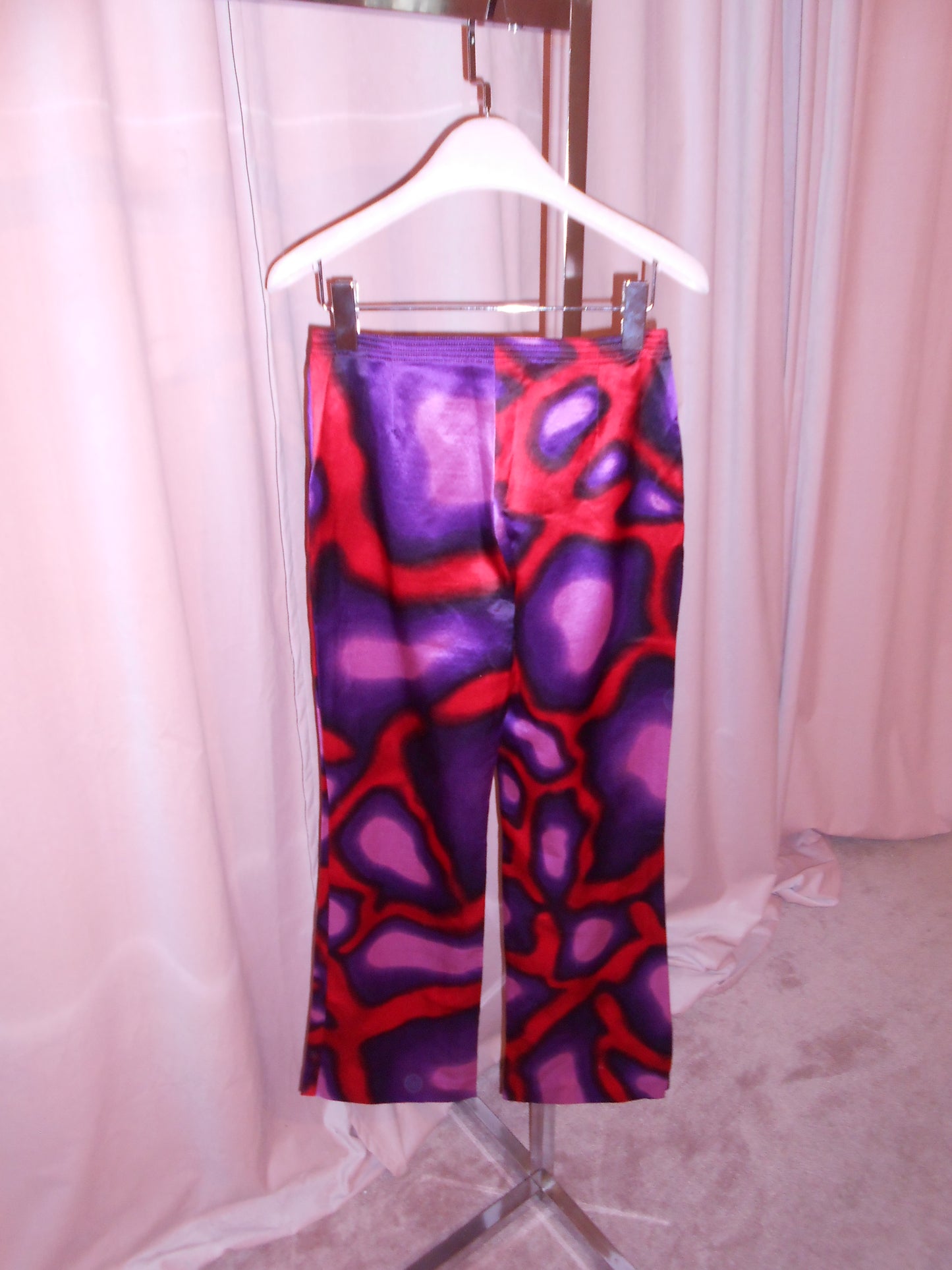 GIANNI VERSACE 2001 SATIN PRINTED PANTS