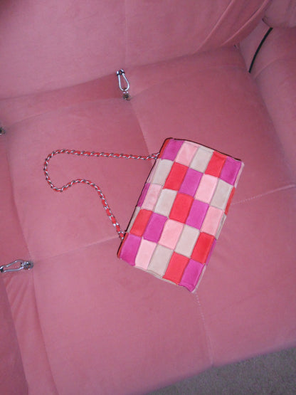 CHANEL SS 2000 SUEDE PATCHWORK FLAP BAG