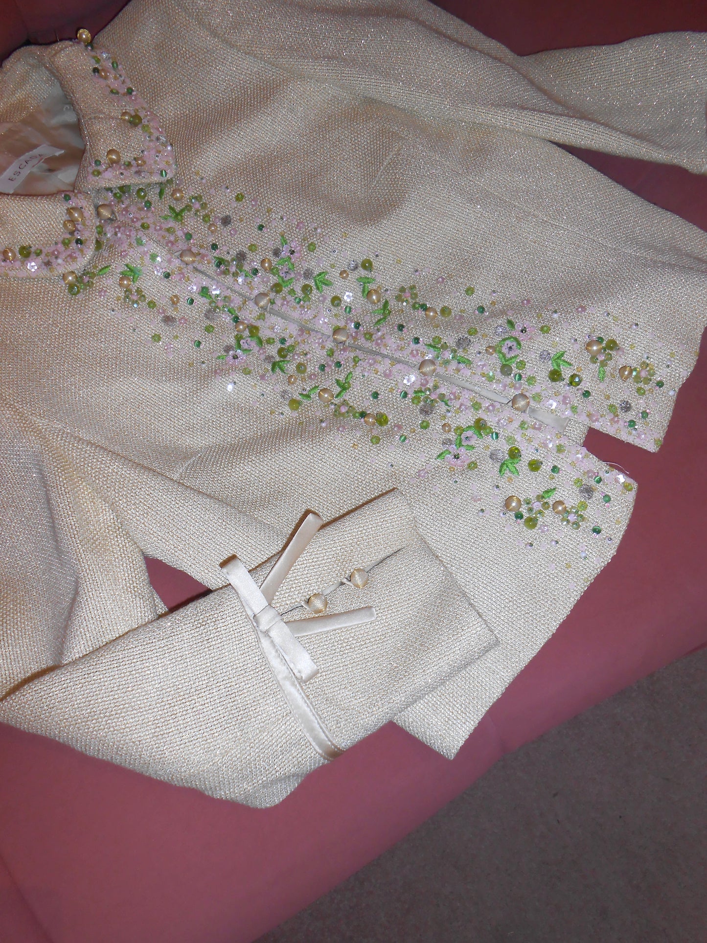 ESCADA	1990S TAILORED JACKET WITH BEADING