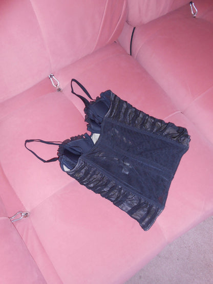 CHANTAL THOMASS 1990S RUCHED BUSTIER TOP