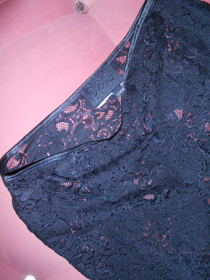 DOLCE & GABBANA 1990S LACE PENCIL SKIRT