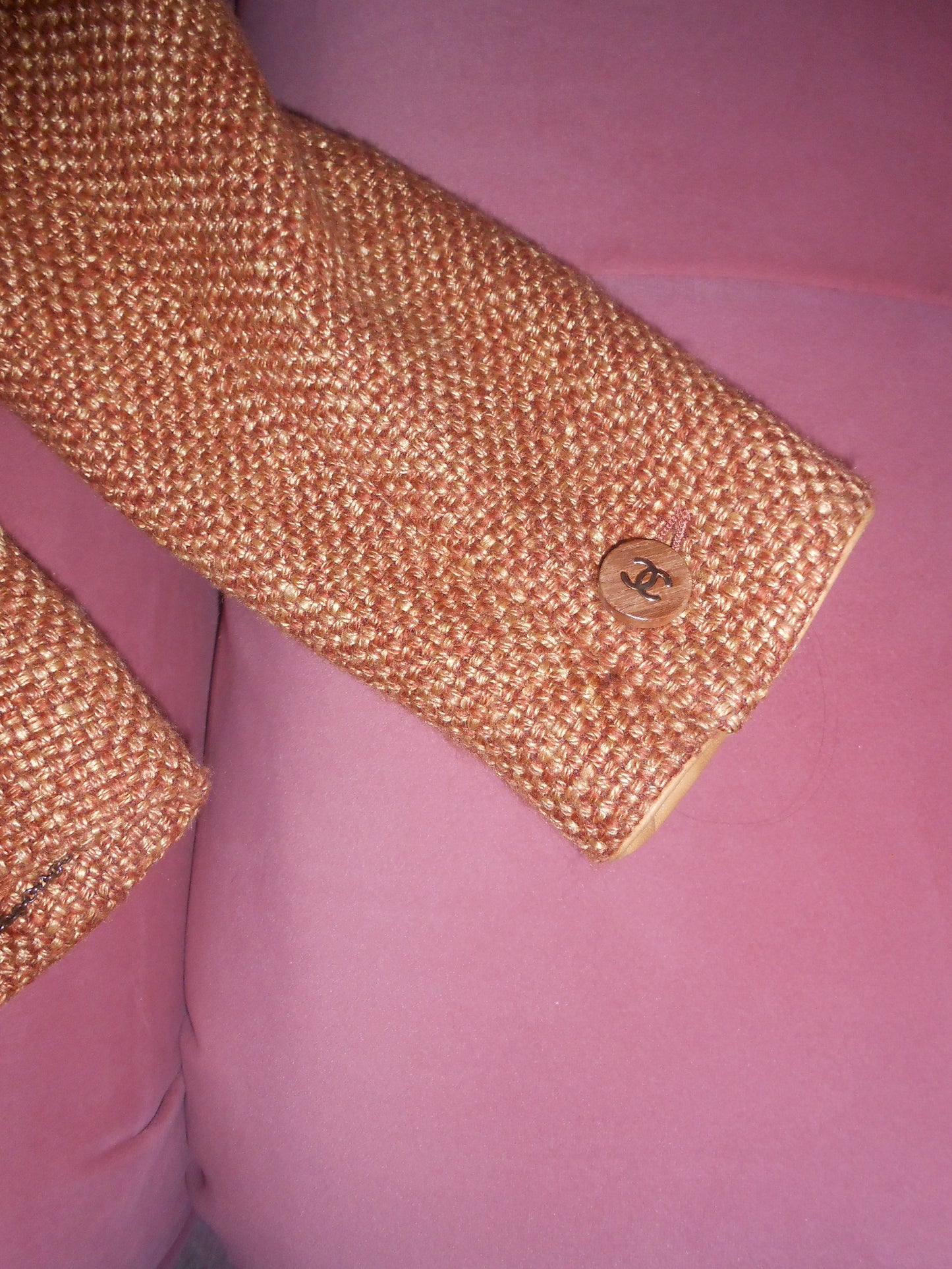 CHANEL BY KARL LAGERFELD FW 2001 WOOL TWEED SKIRT SUIT