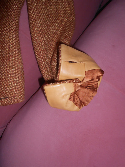 CHANEL BY KARL LAGERFELD FW 2001 WOOL TWEED SKIRT SUIT