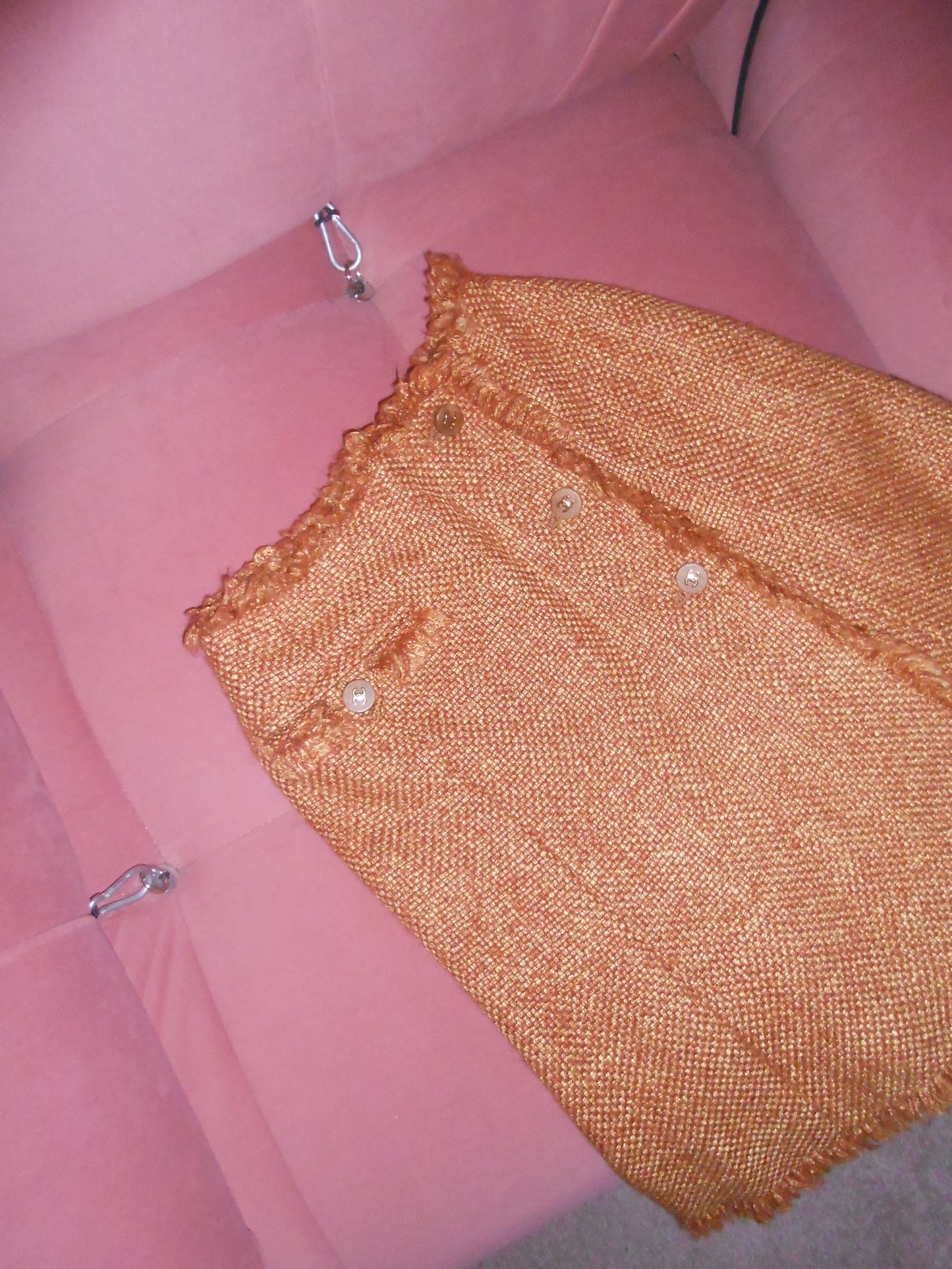 CHANEL BY KARL LAGERFELD FW 2001 WOOL TWEED SKIRT SUIT