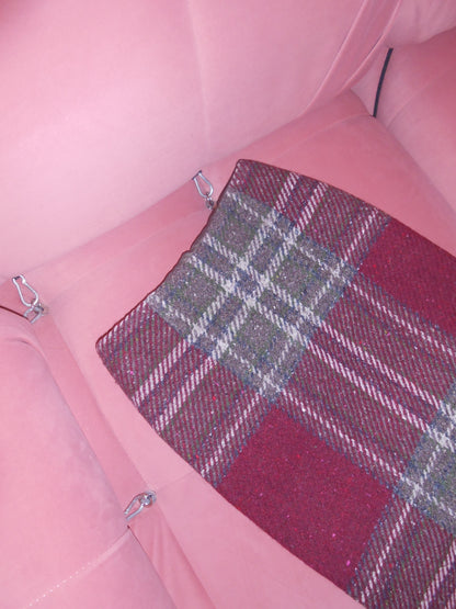 VALENTINO EARLY 2000S WOOL TARTAN SKIRT