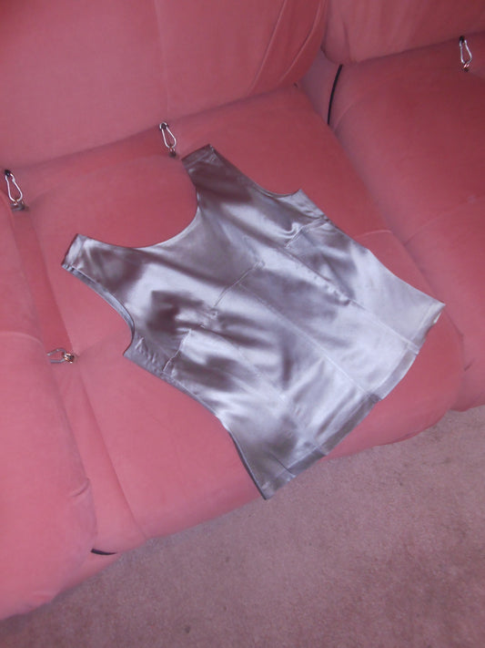 DOLCE & GABBANA 1990S SATIN HOOK AND EYE TOP