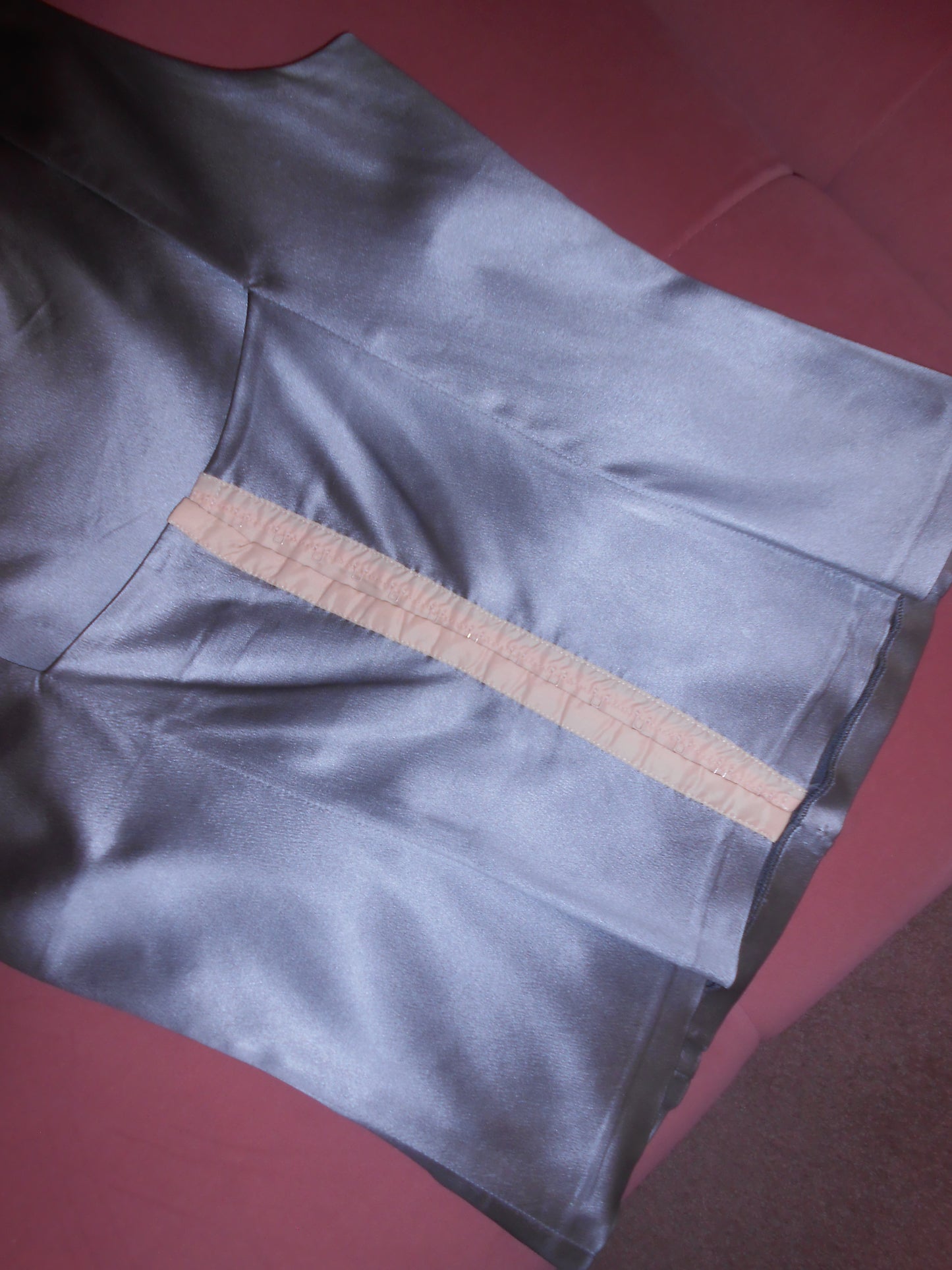 DOLCE & GABBANA 1990S SATIN HOOK AND EYE TOP