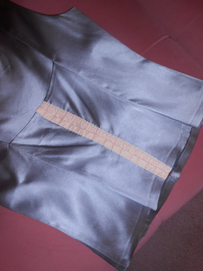 DOLCE & GABBANA 1990S SATIN HOOK AND EYE TOP