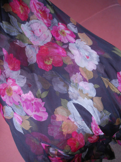 DOLCE & GABBANA 1990S SILK FLORAL SKIRT