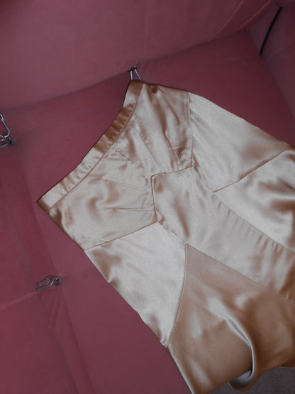 DOLCE & GABBANA 1990S SILK KNEE LENGTH SKIRT