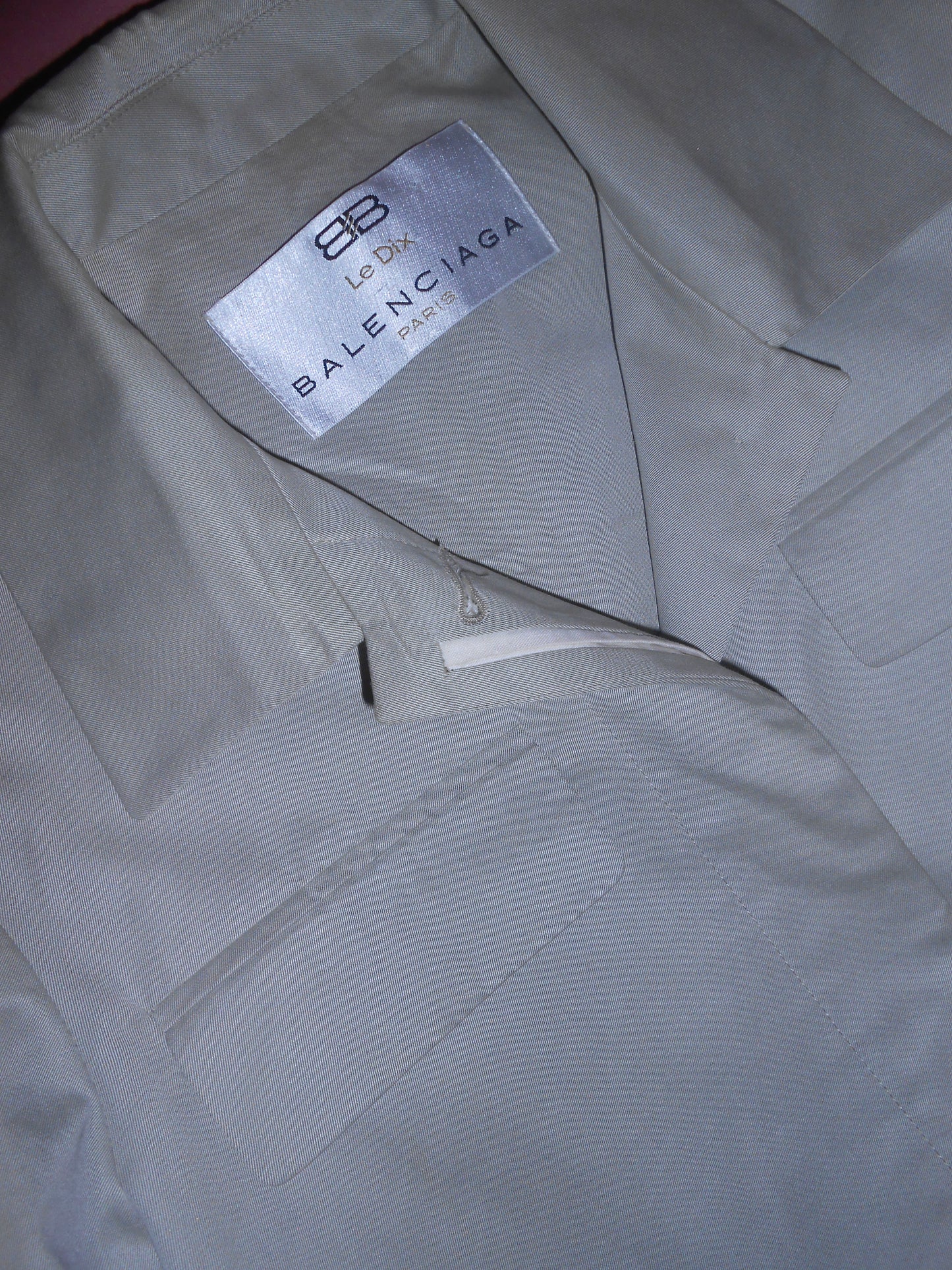 BALENCIAGA LE DIX BY NICOLAS GHESQUIERE 1990S	BUTTON UP JACKET