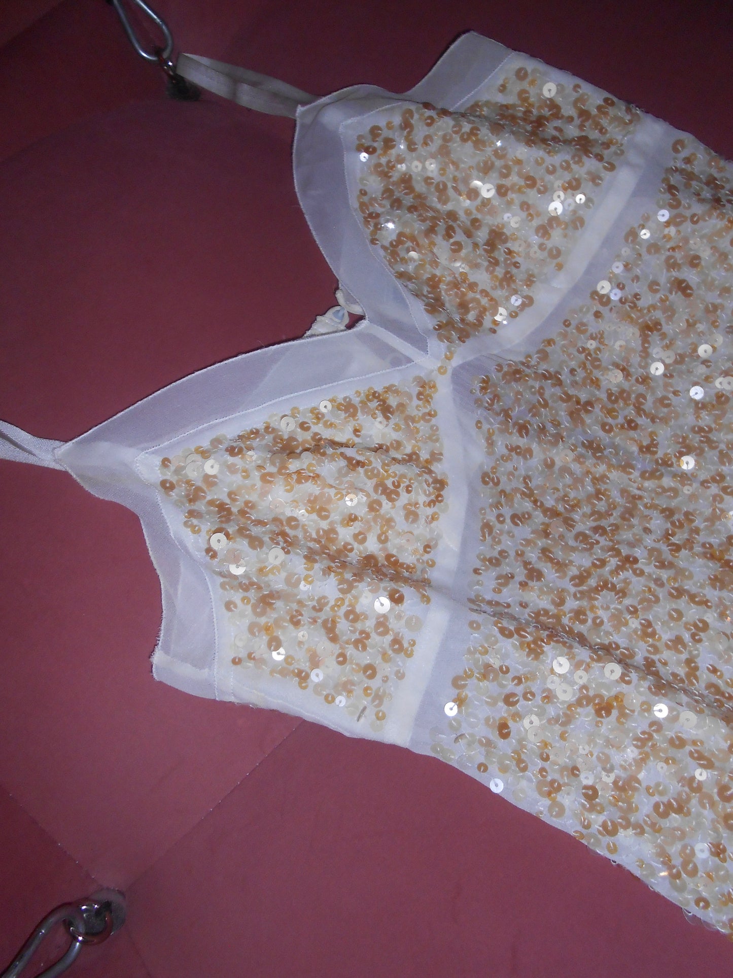 LA PERLA EARLY 2000S SEQUIN CAMI & BOLERO