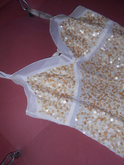 LA PERLA EARLY 2000S SEQUIN CAMI & BOLERO