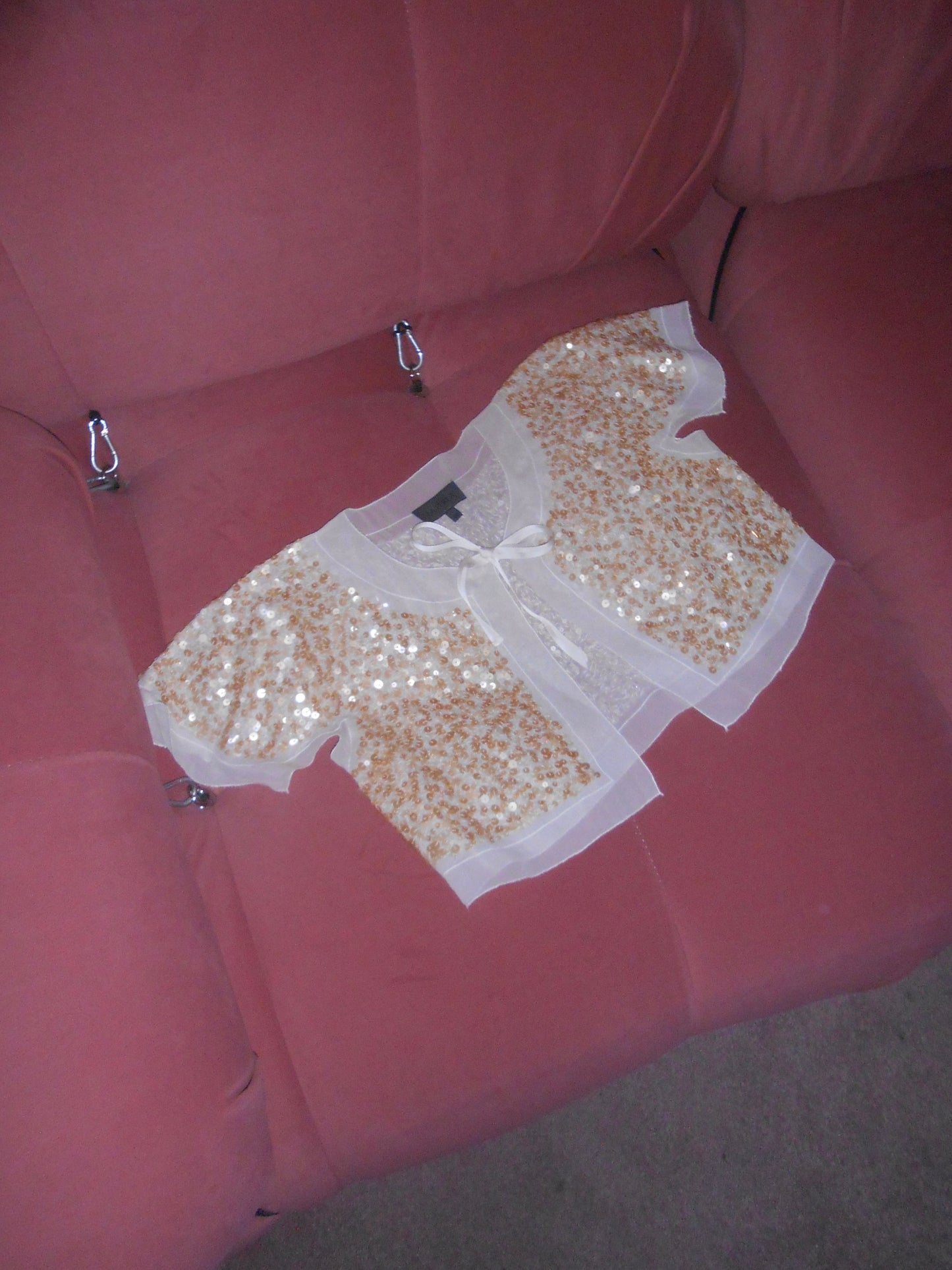 LA PERLA EARLY 2000S SEQUIN CAMI & BOLERO