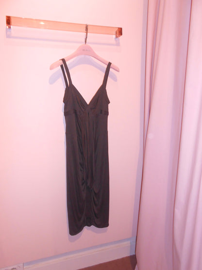 GUCCI BY TOM FORD 1990S SILK JERSEY DRAPED DRESS