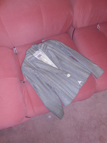 DIOR BY JOHN GALLIANO FW 1999 PRINCE OF WALES CHECK WOOL SUIT