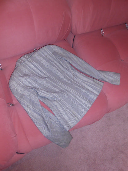 DIOR BY JOHN GALLIANO FW 1999 PRINCE OF WALES CHECK WOOL SUIT