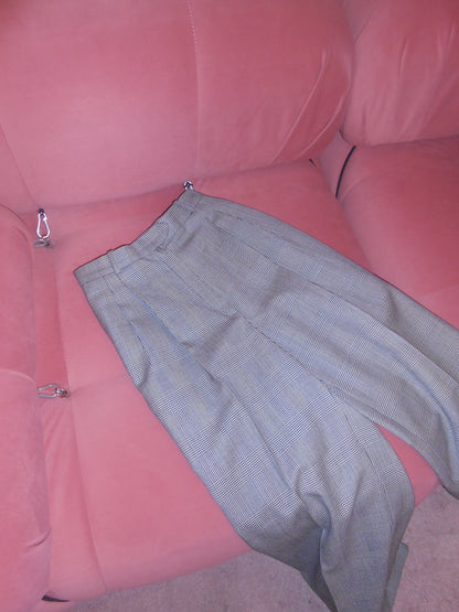 DIOR BY JOHN GALLIANO FW 1999 PRINCE OF WALES CHECK WOOL SUIT