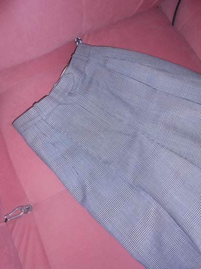 DIOR BY JOHN GALLIANO FW 1999 PRINCE OF WALES CHECK WOOL SUIT