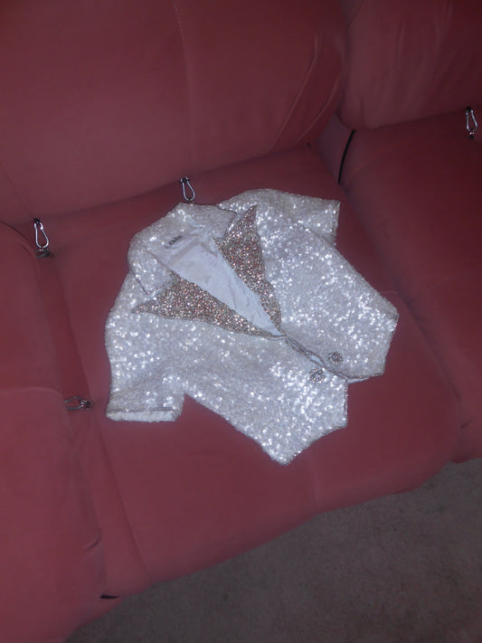 CHLOE 1990S SEQUIN JACKET TOP