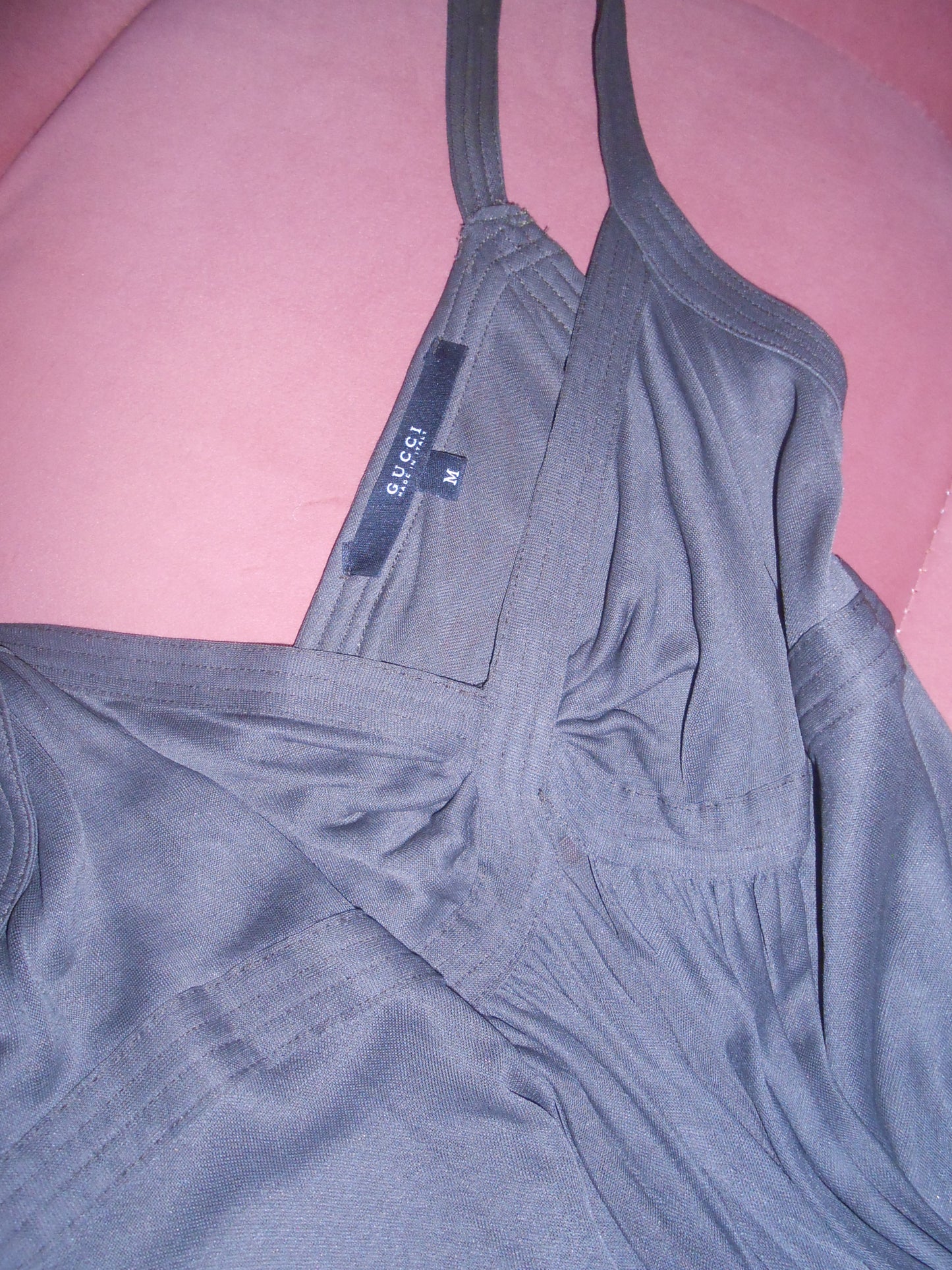 GUCCI BY TOM FORD 1990S SILK JERSEY DRAPED DRESS