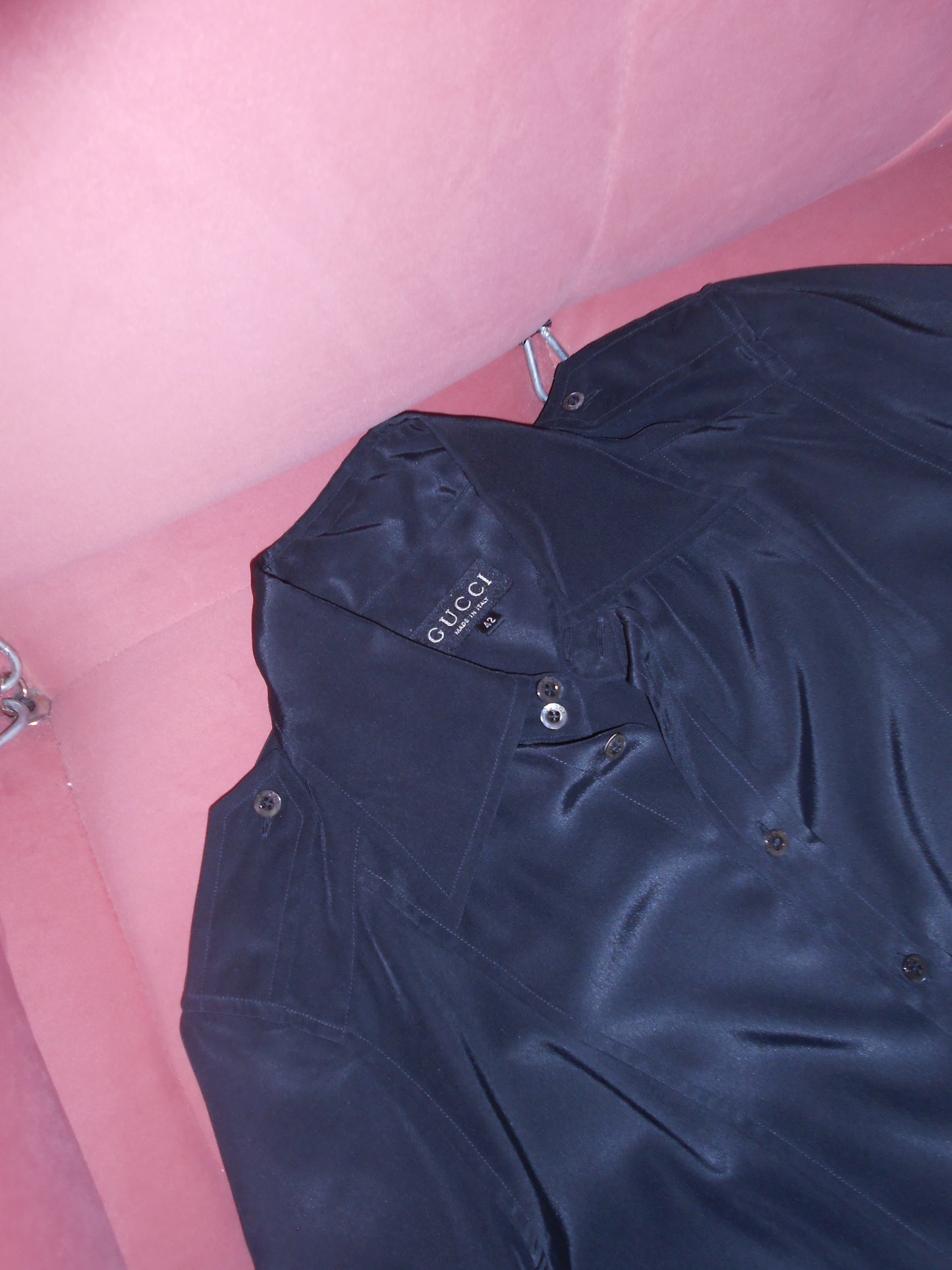 GUCCI BY TOM FORD 1997 SILK MILITARY BLOUSE