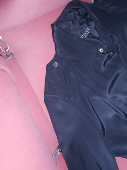 GUCCI BY TOM FORD 1997 SILK MILITARY BLOUSE