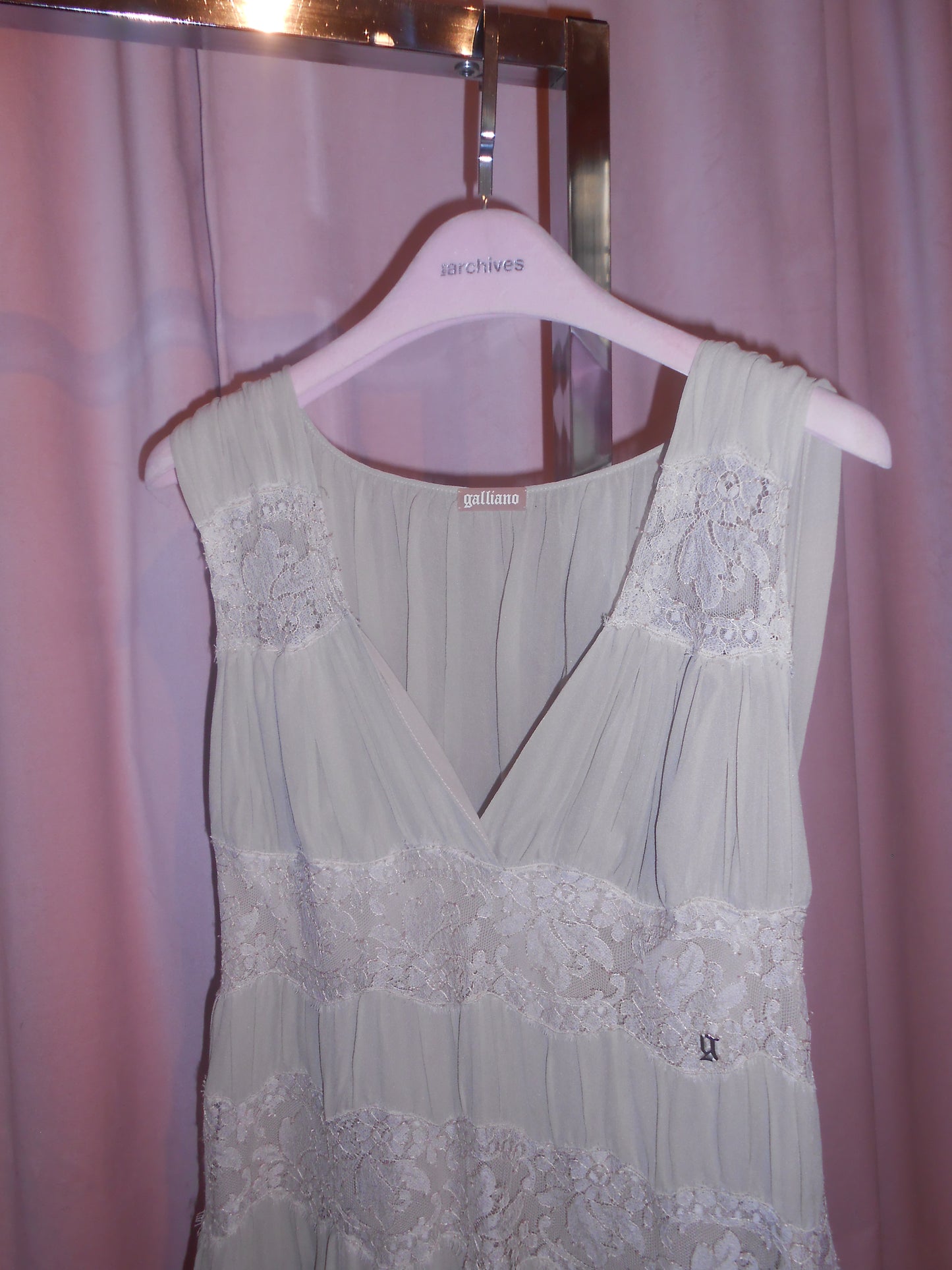 JOHN GALLIANO EARLY 2000S LACE DRESS