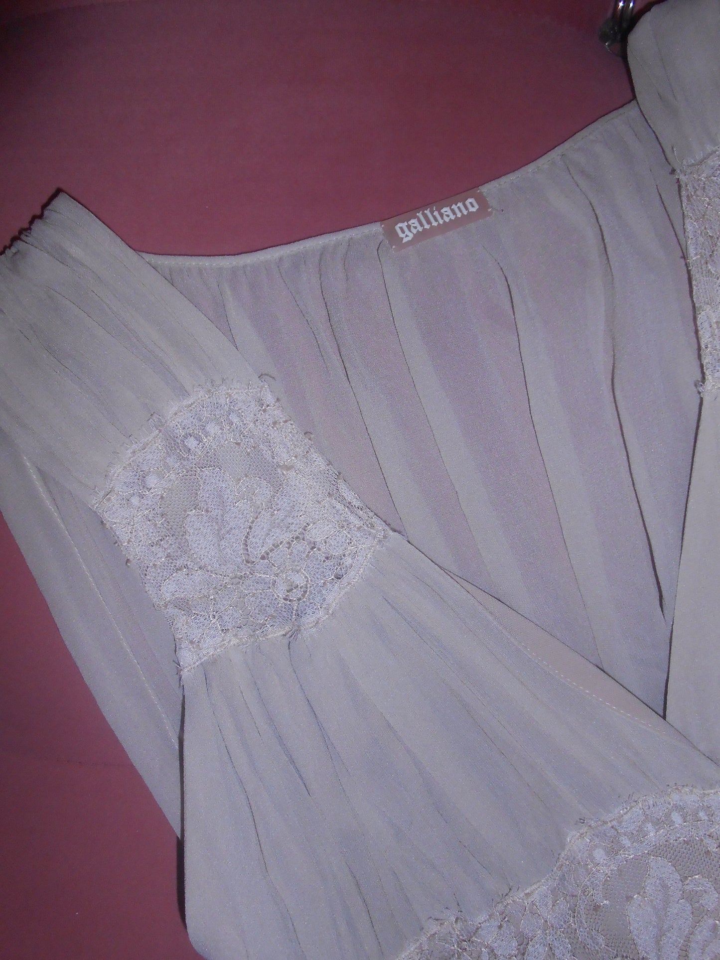 JOHN GALLIANO EARLY 2000S LACE DRESS