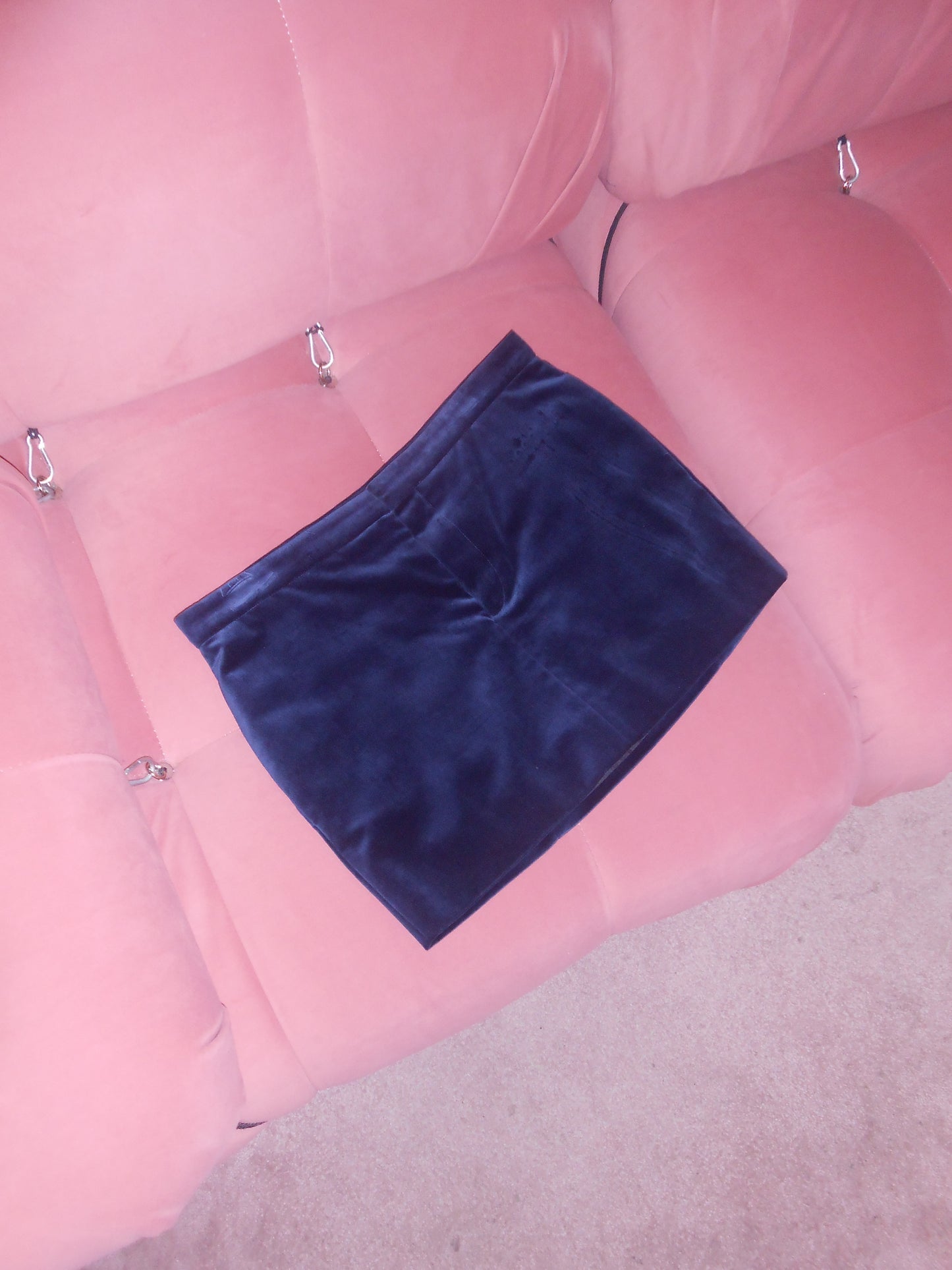 CHLOE FW 2008 VELVET MINI SKIRT