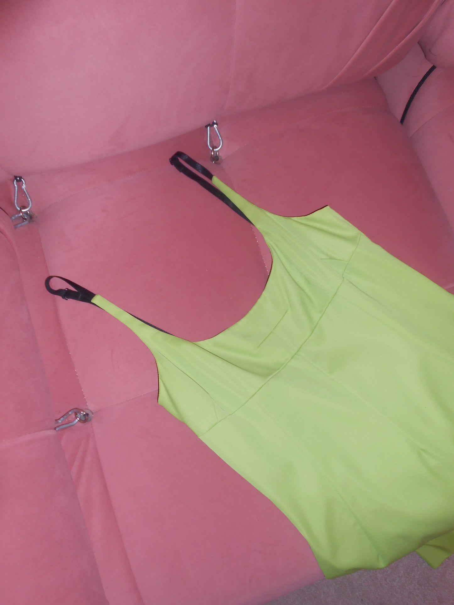 DOLCE & GABBANA EARLY 2000S GREEN KNEE-LENGTH DRESS