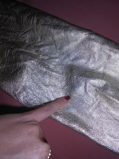 THIERRY MUGLER 1990S GOLD LEATHER JACKET