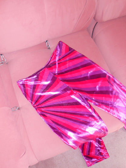 PUCCI EARLY 2000S VELVET PRINTED TROUSERS